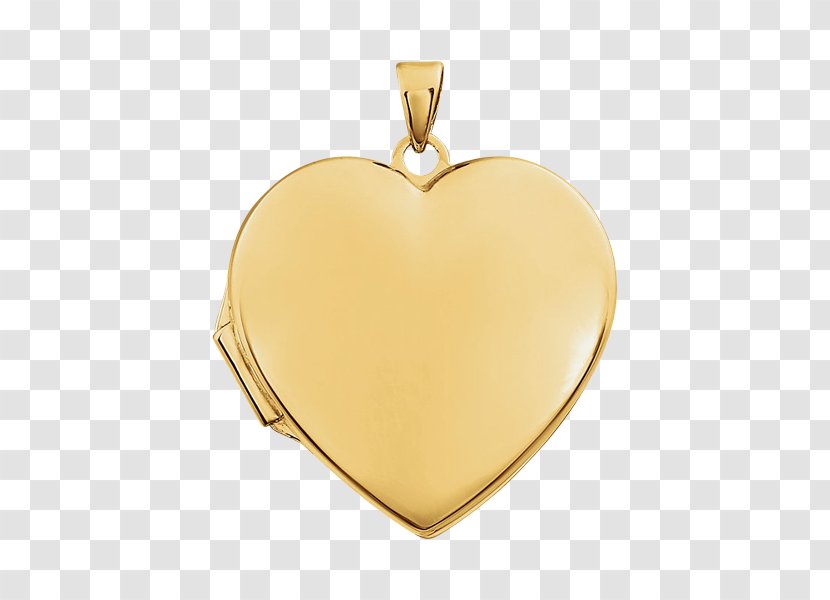 Locket Necklace Colored Gold Jewellery - Metal - Heart Transparent PNG