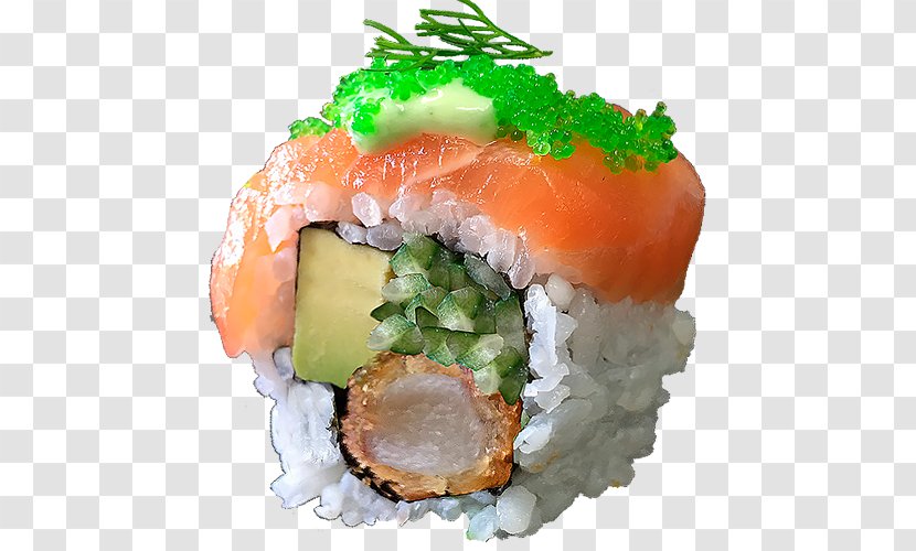 California Roll Sushi Tempura Sashimi Salmon - Ingredient - Wasabi Transparent PNG