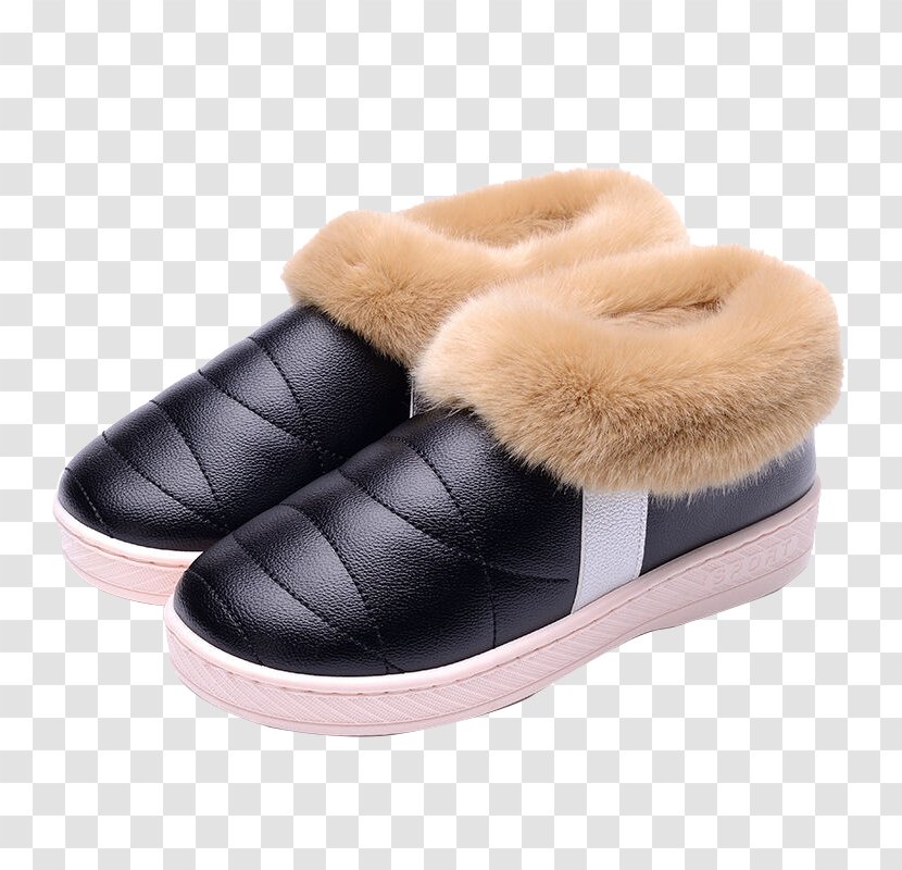 Slipper Shoe Winter Boot - Warm Shoes Transparent PNG