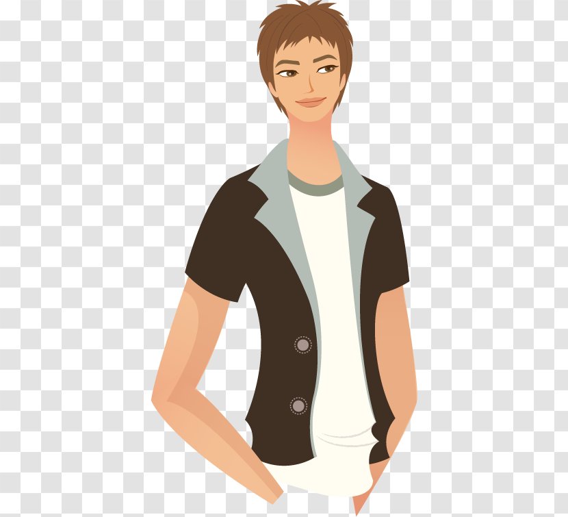 Royalty-free Free Content Clip Art - Frame - PPT Cartoon Character Creative Boy Transparent PNG
