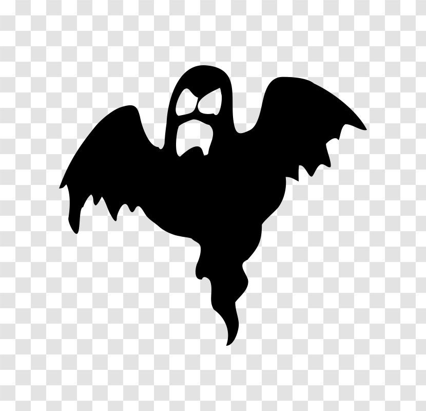 Ghost Silhouette Halloween - Bird Transparent PNG
