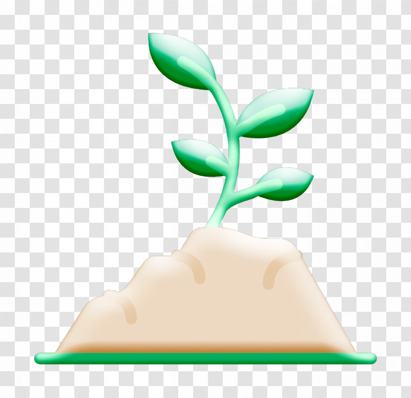 Ecology Icon Soil Icon Sprout Icon Transparent PNG