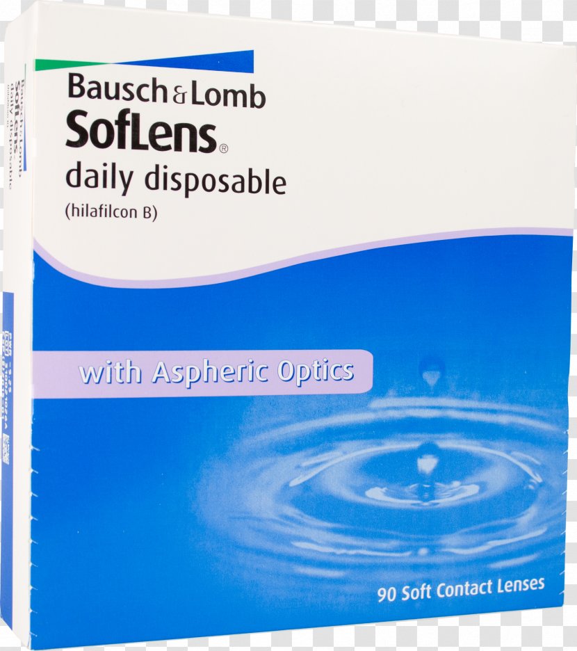 Bausch + Lomb SofLens Daily Disposable Contact Lenses 59 & - Bauschlomb Soflens 38 Transparent PNG