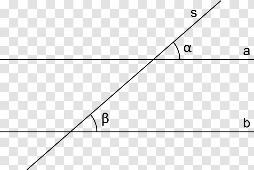 Angles Correspondants Line Supplementary Internal Angle - Symmetry Transparent PNG