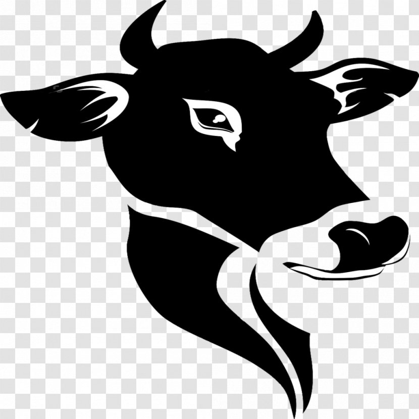 Cattle Logo Clip Art - Artwork - Cow Transparent PNG