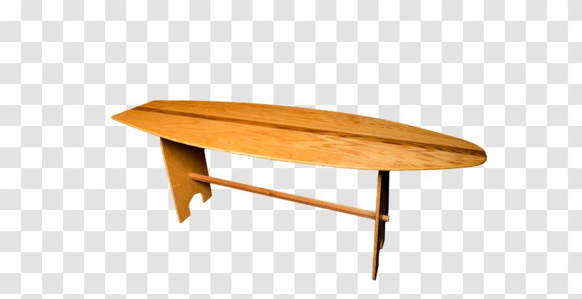 Coffee Tables Surfboard Wood Furniture - Outdoor Table - Surf Transparent PNG