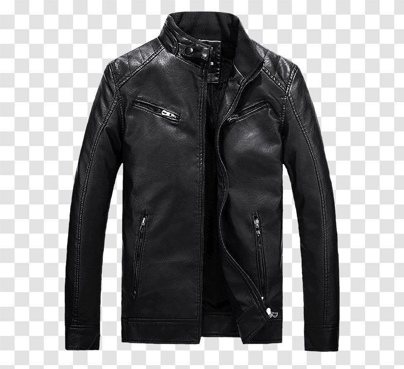 Leather Jacket Raincoat Clothing - Rain Transparent PNG