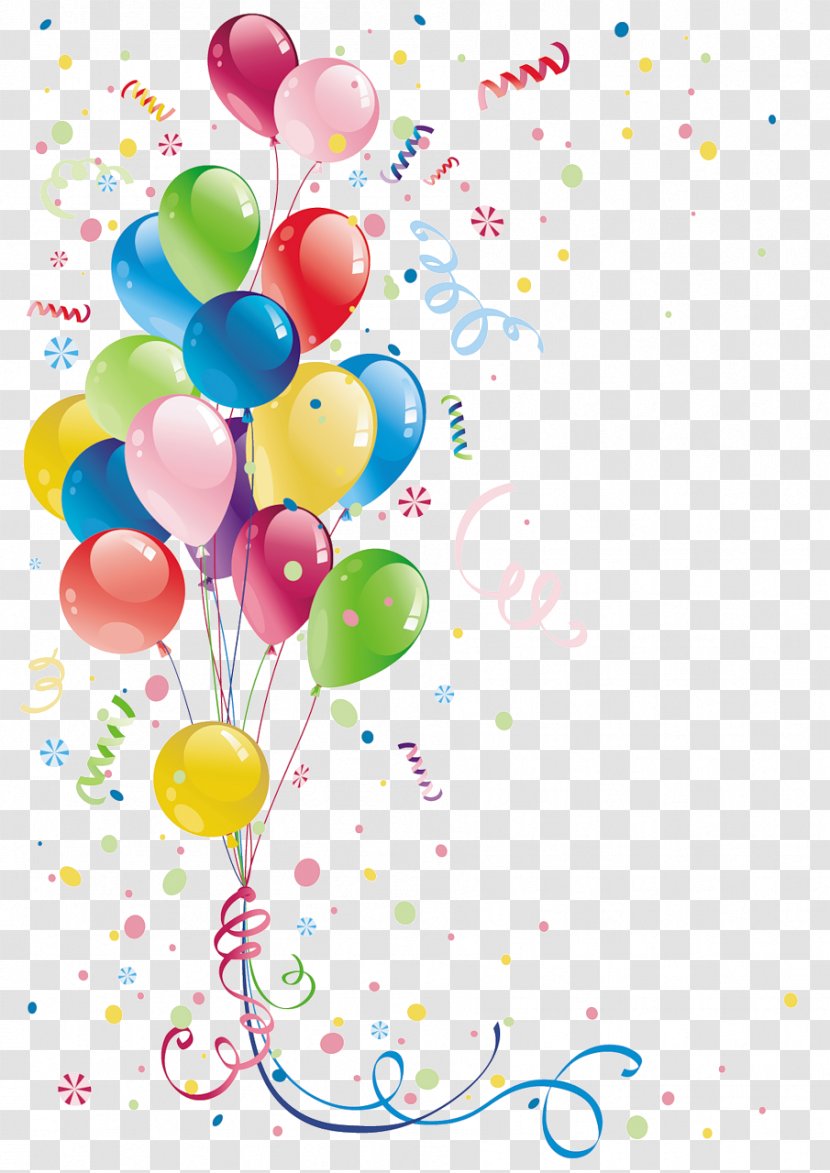 Balloon Party Birthday Clip Art - Hat - Joyeux Anniversaire Transparent PNG