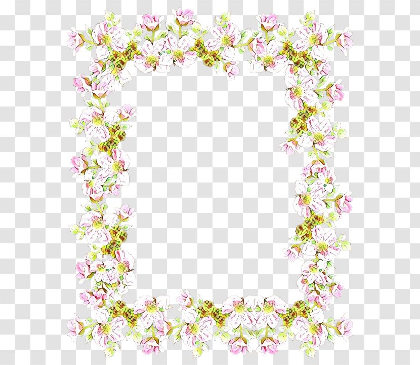 Pink Flower Frame - Decorative Arts - Plant Picture Transparent PNG