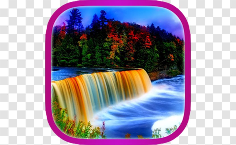 Desktop Wallpaper Waterfall High-definition Television 1080p Stream - Water Feature - Bazaar Transparent PNG