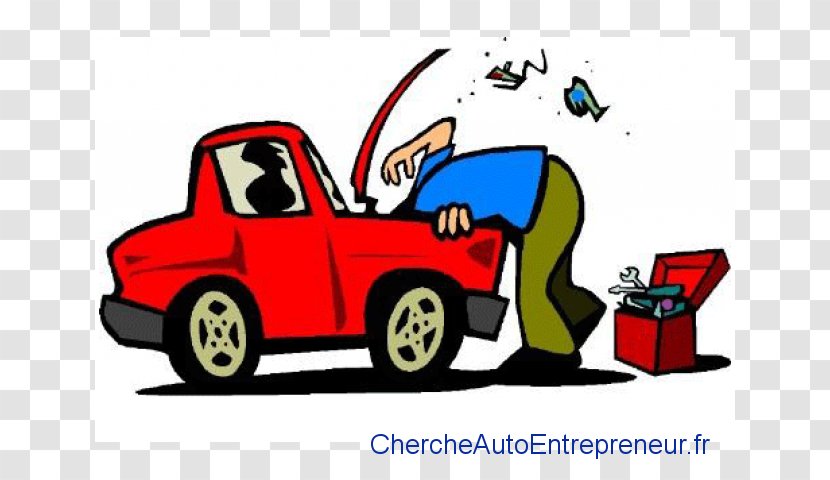 Car Automobile Repair Shop Auto Mechanic Maintenance - Cartoon Transparent PNG