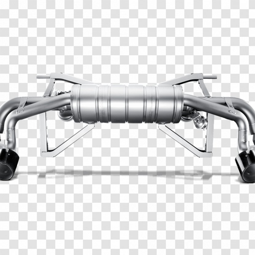 Lamborghini Gallardo Car Exhaust System Akrapovič Transparent PNG