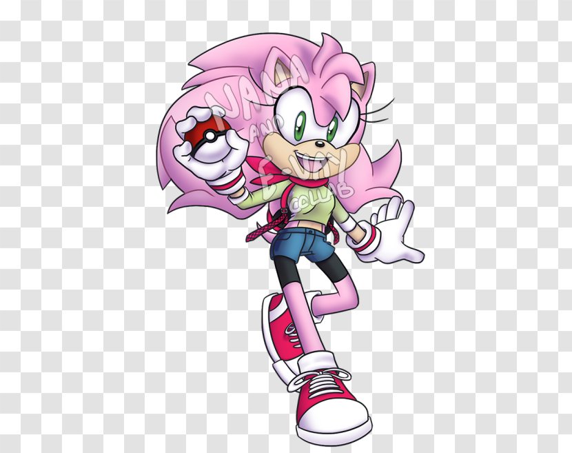Sonic The Hedgehog Amy Rose Shadow Drawing - Frame - Aurora Transparent PNG