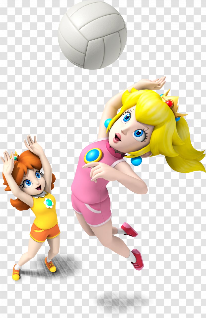 Mario Sports Mix Princess Peach Daisy & Sonic At The Olympic Games - Dumbbells Transparent PNG