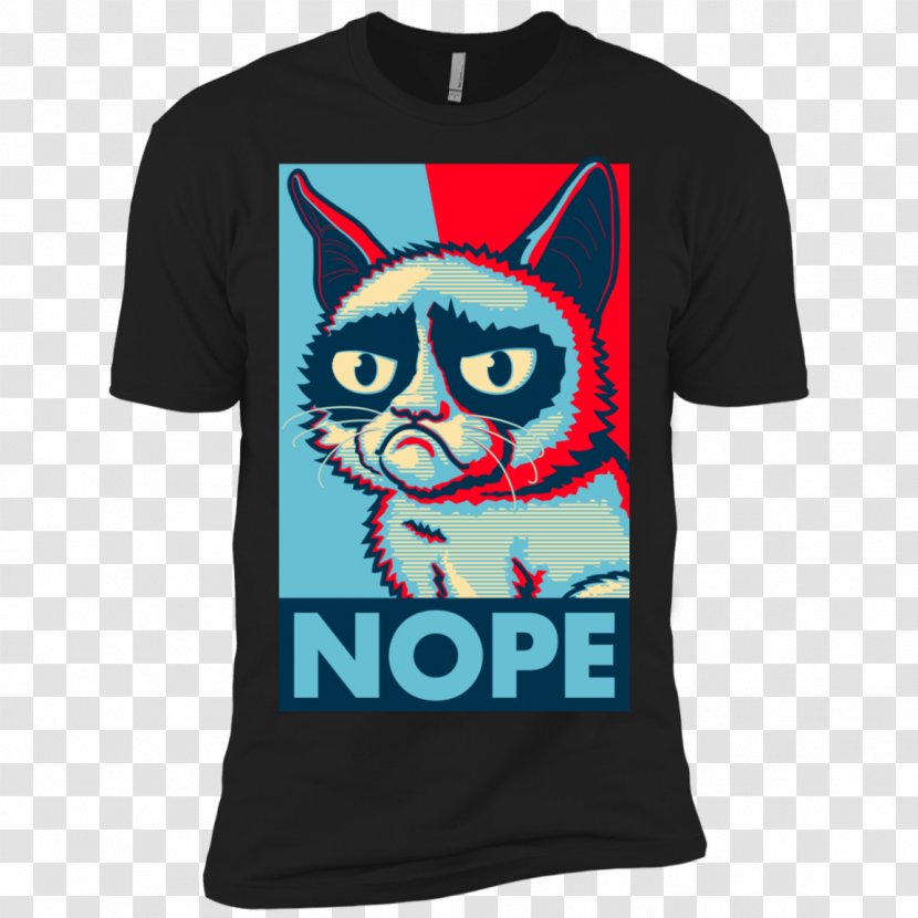 T-shirt Grumpy Cat Yule Sleeve - T Shirt Transparent PNG