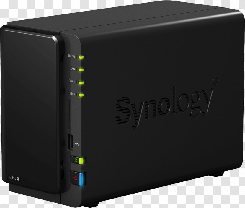 Synology DiskStation DS216+ Network Storage Systems Inc. Disk Station II - Technology - Rack Server Transparent PNG
