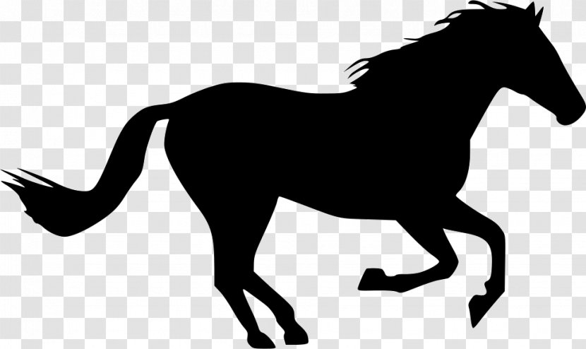 Horse Gallop Silhouette Clip Art - Tack Transparent PNG