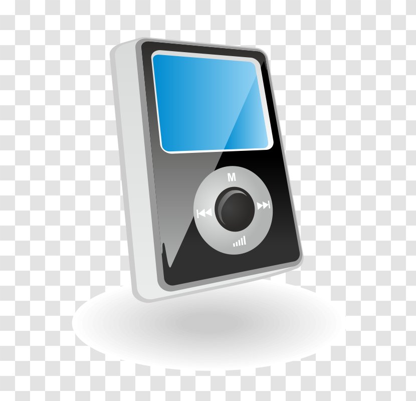 MP3 Player Clip Art - Flower - Players Vector Transparent PNG