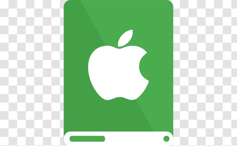 IPhone IOS 8 - Rectangle - GREEN APPLE Transparent PNG