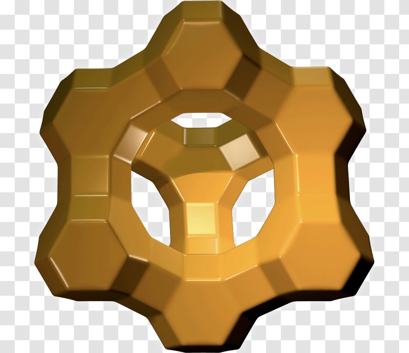 Zeolite Diagram Metal - Gold Polygon Transparent PNG