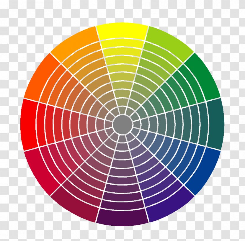 Color Wheel Theory Image Scheme - Tertiary Transparent PNG
