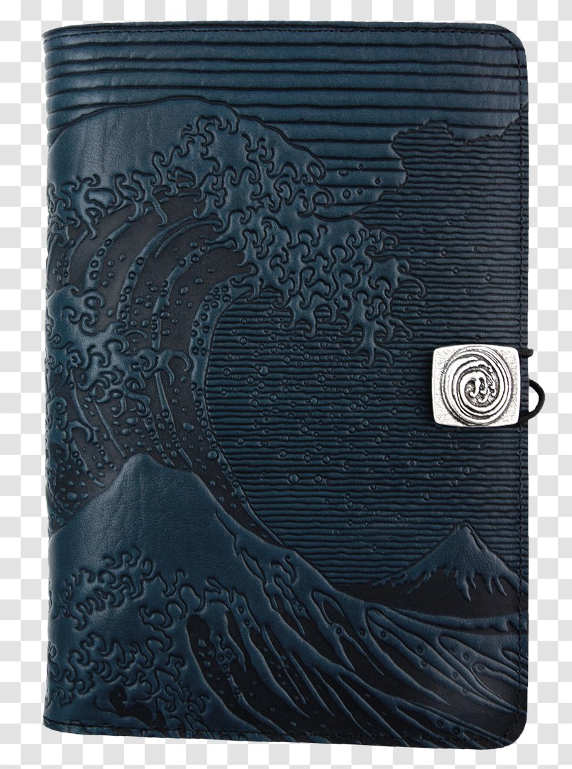 Vijayawada Wallet Black M - Hokusai Wave Transparent PNG