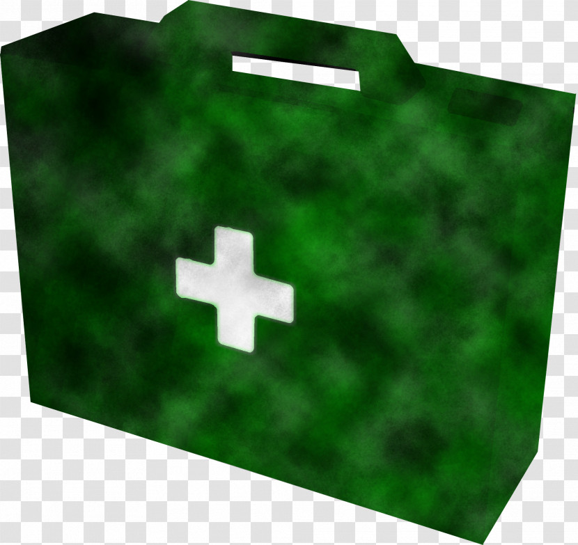 First Aid Kit First Aid Reusable Hot/cold Pack Green Rectangle Transparent PNG