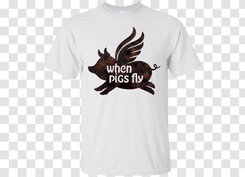 T-shirt The Who Rock 'n' Roll High School Sleeve - Active Shirt - Pig Flying Transparent PNG
