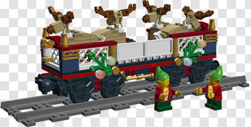 LEGO 10254 Creator Winter Holiday Train 10216 Village Bakery 30009 Christmas Tree - Santa Lego Directions Transparent PNG