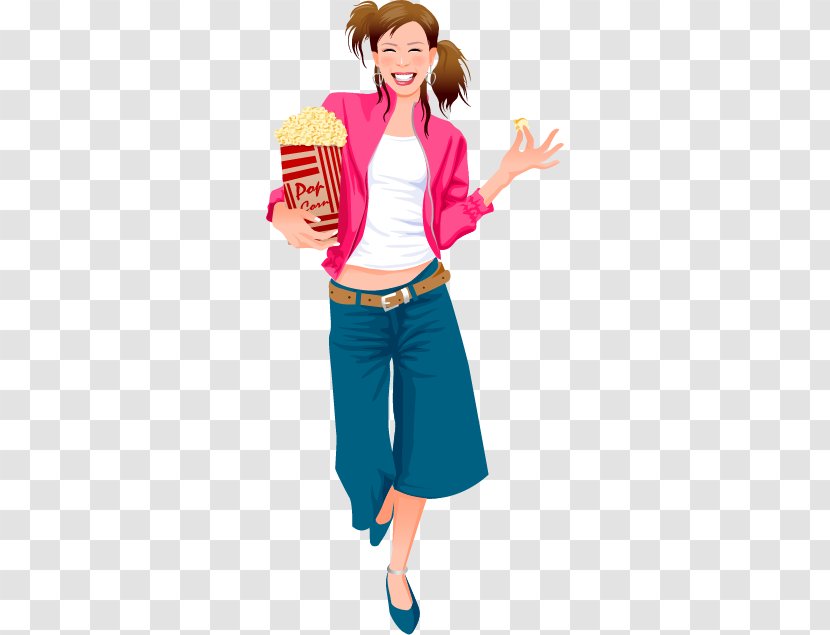 Female Clip Art - Frame - Cartoon Women Transparent PNG