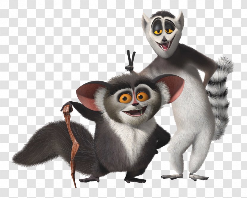 Julien Lemur Madagascar Film Animation - Penguins Of Transparent PNG