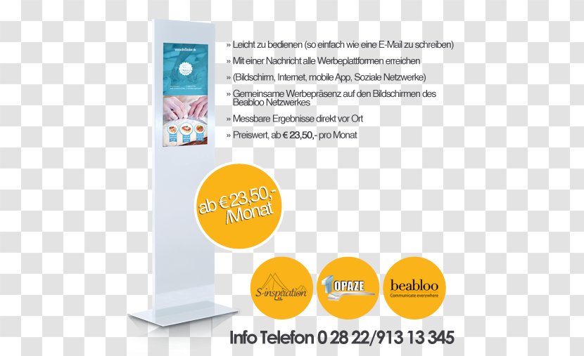 Beabloo SL Banner Brand Product Design Logo - Advertising - Marketing Flyer Transparent PNG