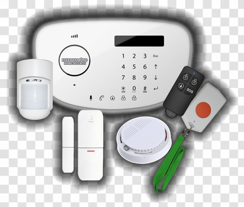 Product Design Electronics Security Alarms & Systems Communication - Alarm Device Transparent PNG