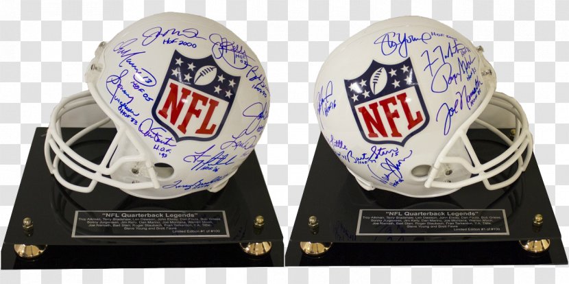 American Football Helmets NFL Super Bowl Green Bay Packers Quarterback - Bart Starr - Slient Auction Transparent PNG