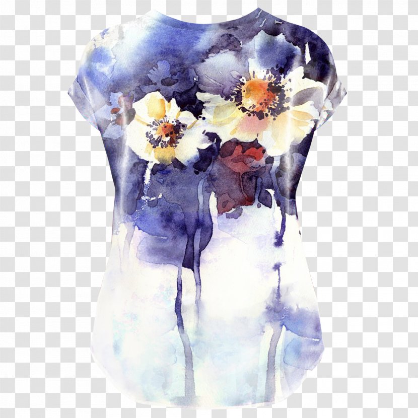 Cut Flowers Vase Flower Bouquet Cobalt Blue Transparent PNG