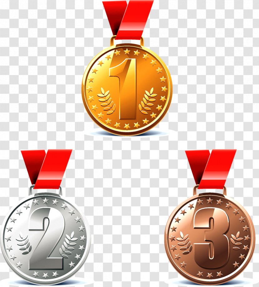 Gold Medal Award - Medals Transparent PNG