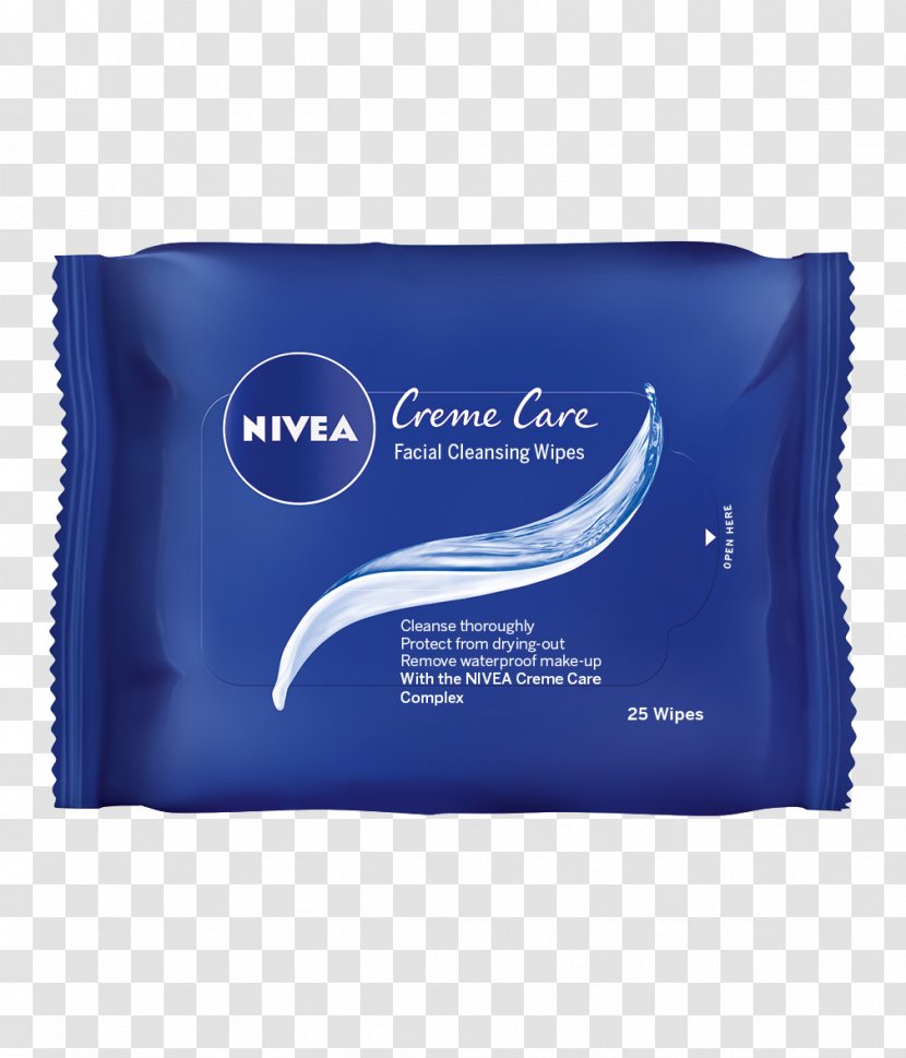 Nivea Lotion Cream Face Wet Wipe - Facial Transparent PNG