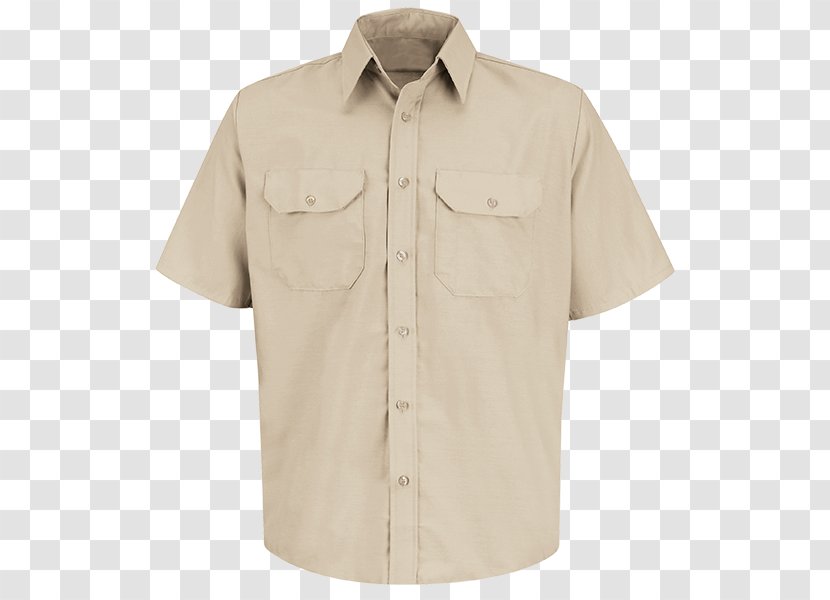 T-shirt Sleeve Red Kap Men's Industrial Work Shirt SP24 Uniform - Tshirt Transparent PNG