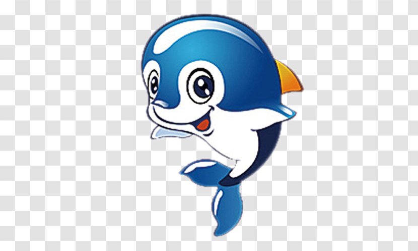 Cartoon Dolphin Avatar - Silhouette Transparent PNG