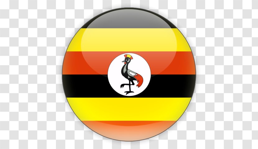 Flag Of Uganda National - Gabon - Round Background Transparent PNG