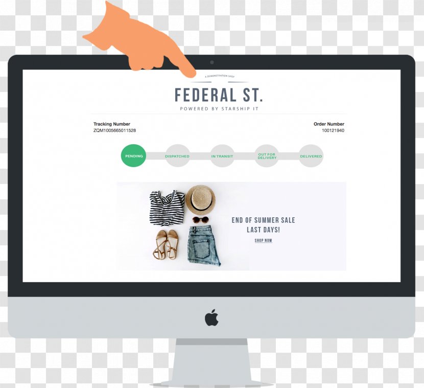 E-commerce Communication Advertising - Display - Imac Transparent PNG