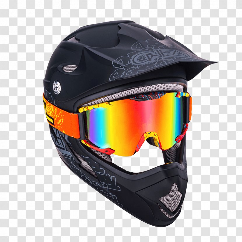 Goggles Bicycle Helmets Motorcycle Glasses Downhill Mountain Biking - Headgear Transparent PNG
