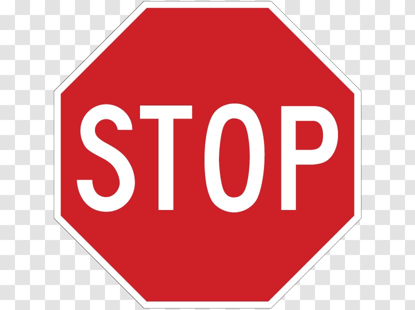 Stop Sign Traffic Manual On Uniform Control Devices Car - Chalk Lines Transparent PNG