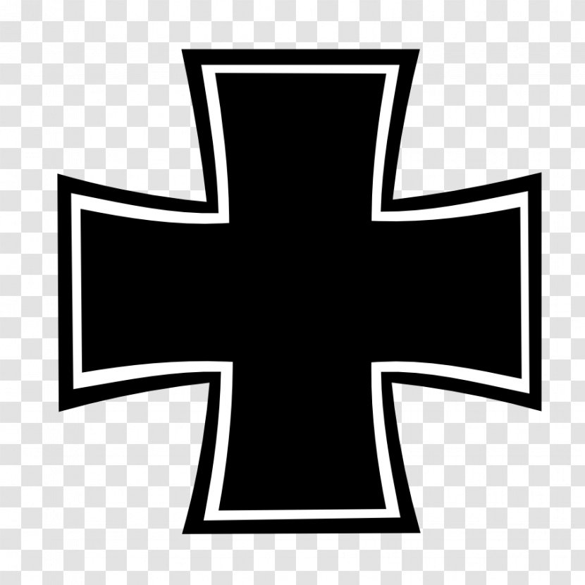 Iron Cross Christian Sticker Cruz Negra Car - Tattoo Transparent PNG
