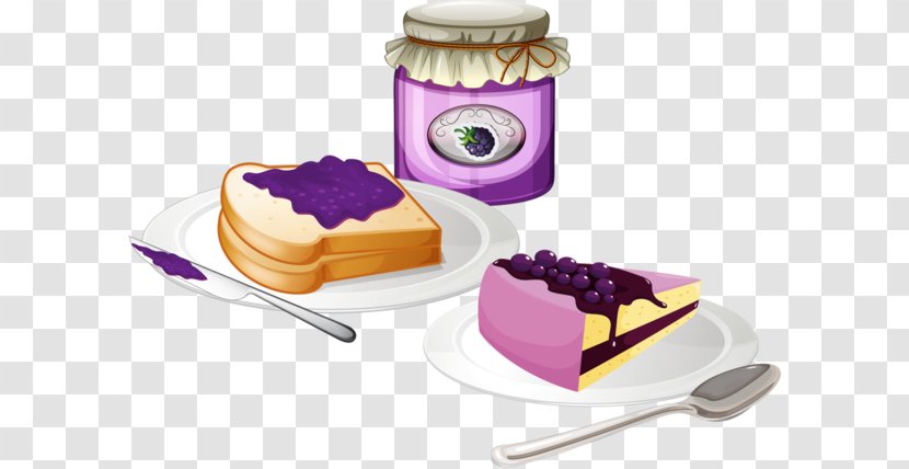Jam Sandwich Peanut Butter And Jelly Fruit Preserves Strawberry Clip Art - Drawing - A Sumptuous Breakfast Transparent PNG