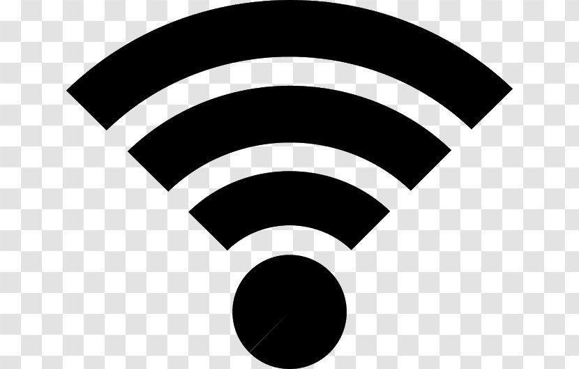 Wi-Fi Internet Computer Network Clip Art - Black - Hotspot Transparent PNG