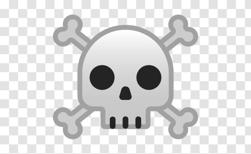 Emoji Skull And Crossbones - Bone Transparent PNG