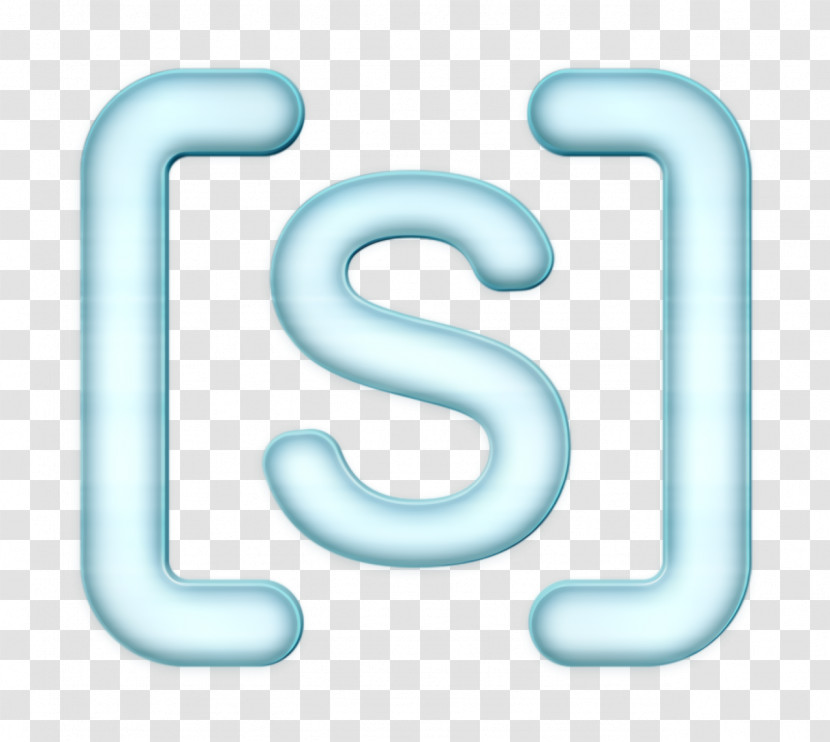 Letter S Between Straight Parenthesis Symbol Icon Letter Icon Interface And Web Icon Transparent PNG
