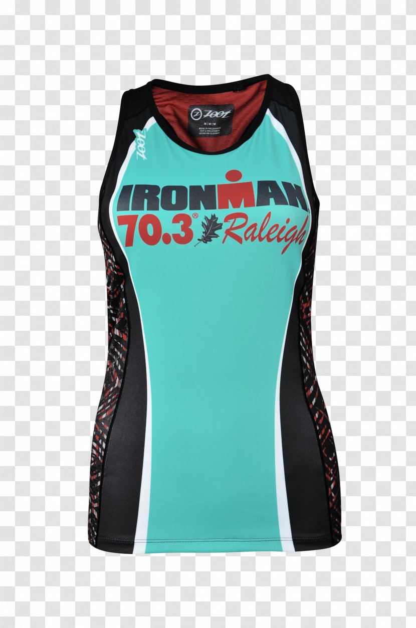 T-shirt Ironman 70.3 Sleeveless Shirt Gilets - Vest Transparent PNG