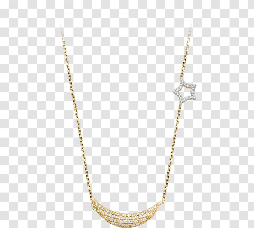 Necklace Charms & Pendants Body Jewellery Chain Metal - Pendant - Ay Yıldız Transparent PNG